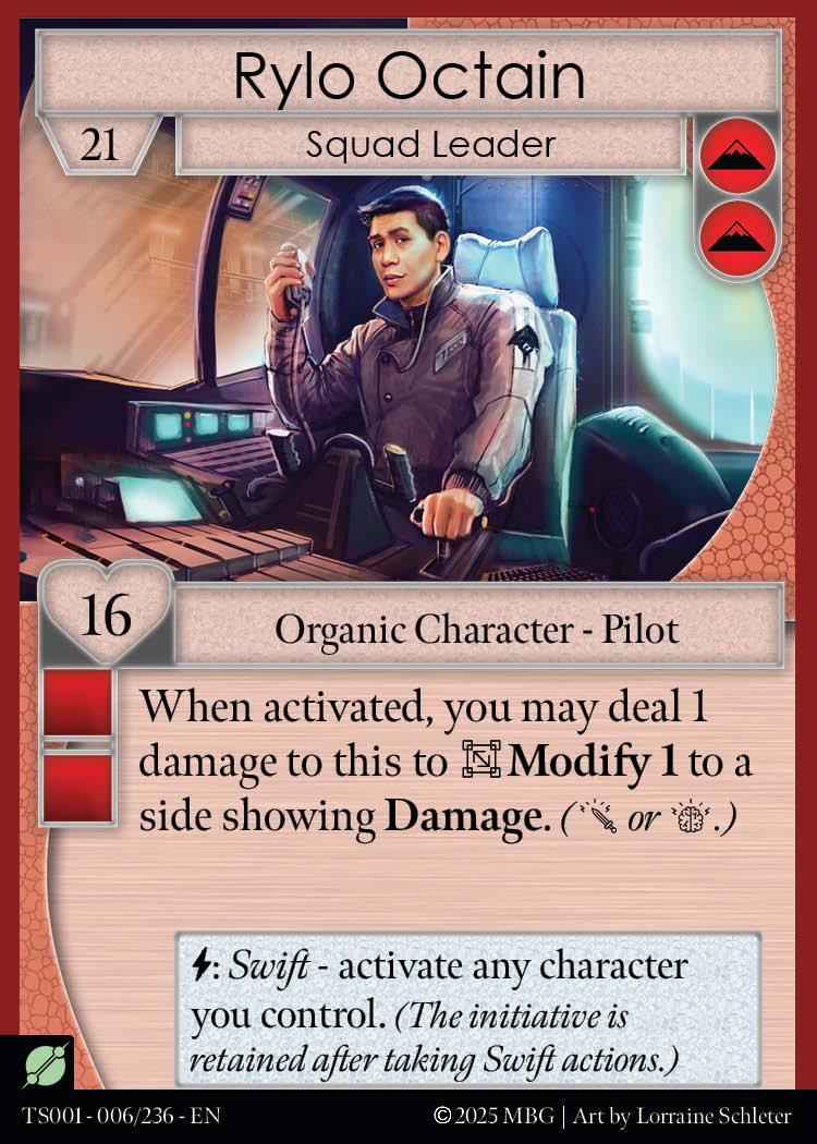 Rylo Octain, Squad Leader