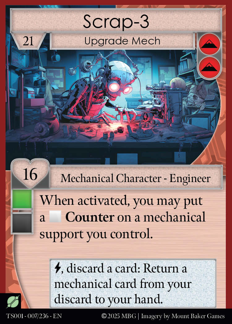 Scrap-3, Upgrade Mech