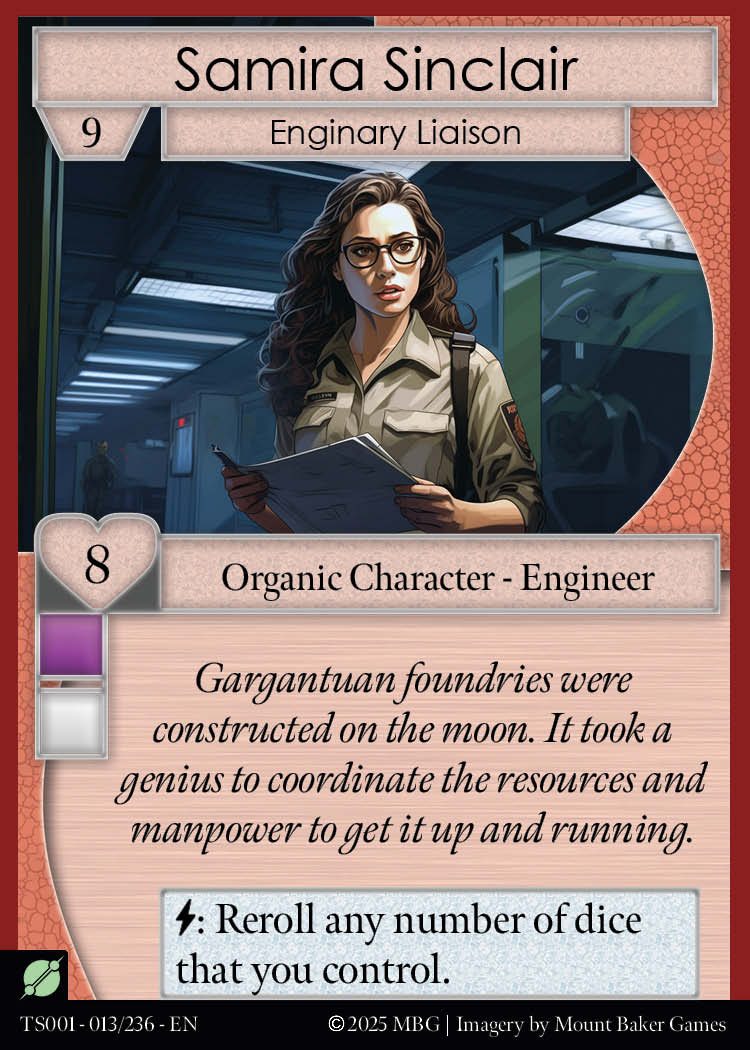 Samira Sinclair, Enginary Liaison