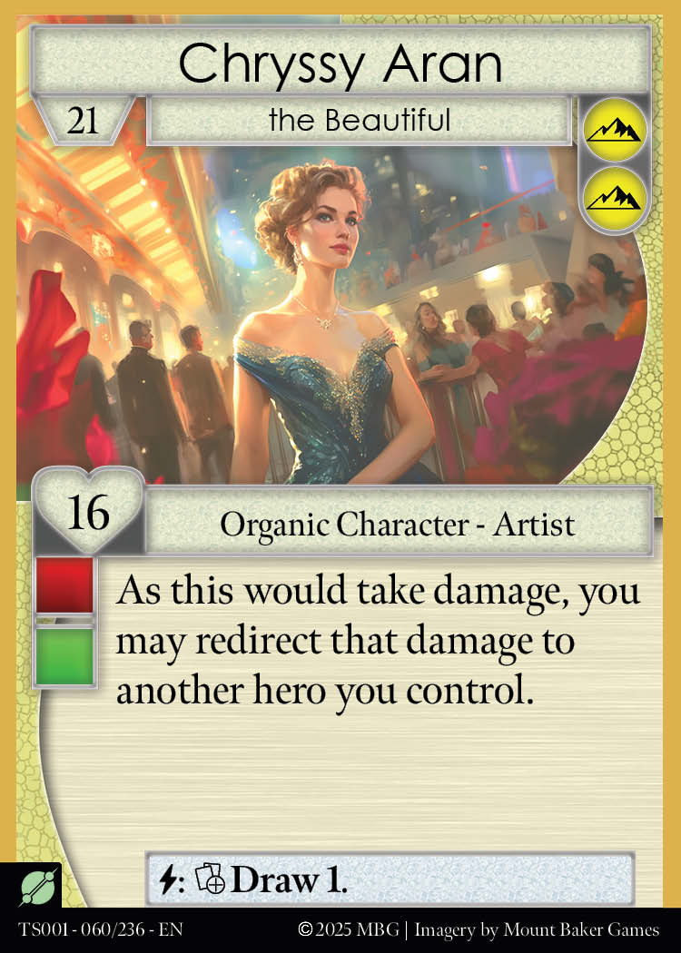 Chryssy Aran, the Beautiful