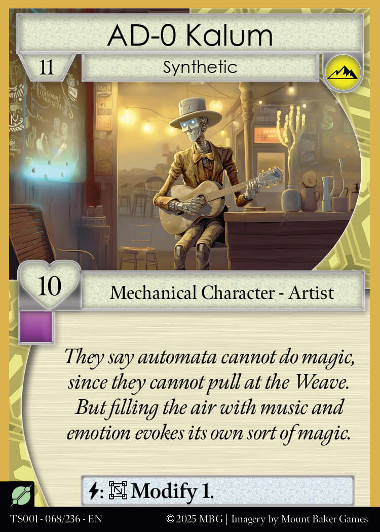 AD-0 Kalum, Synthetic