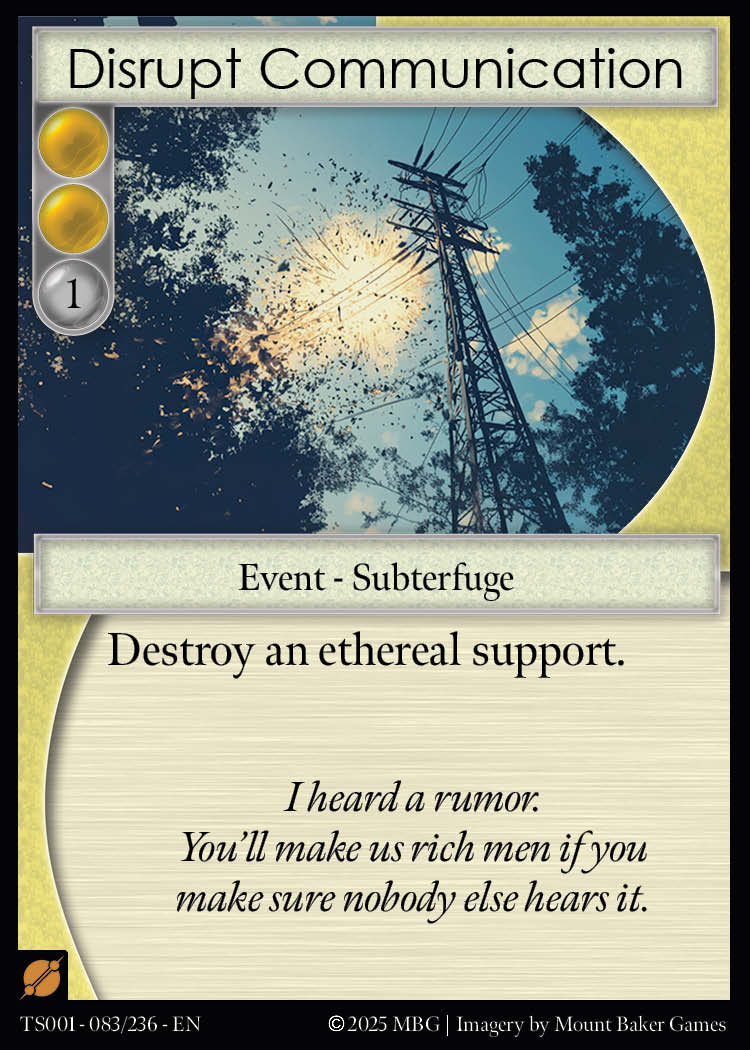 Disrupt Communication 