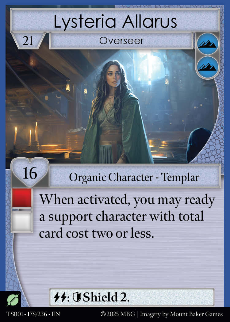 Lysteria Allarus, Overseer