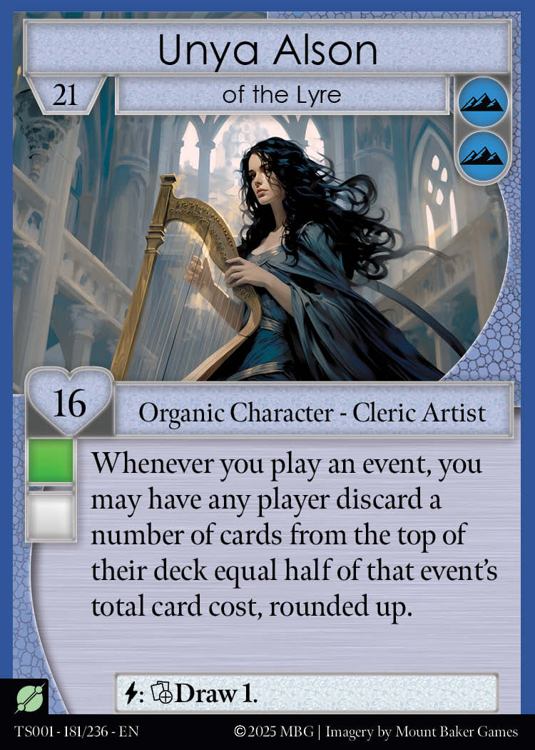 Unya Alson, of the Lyre