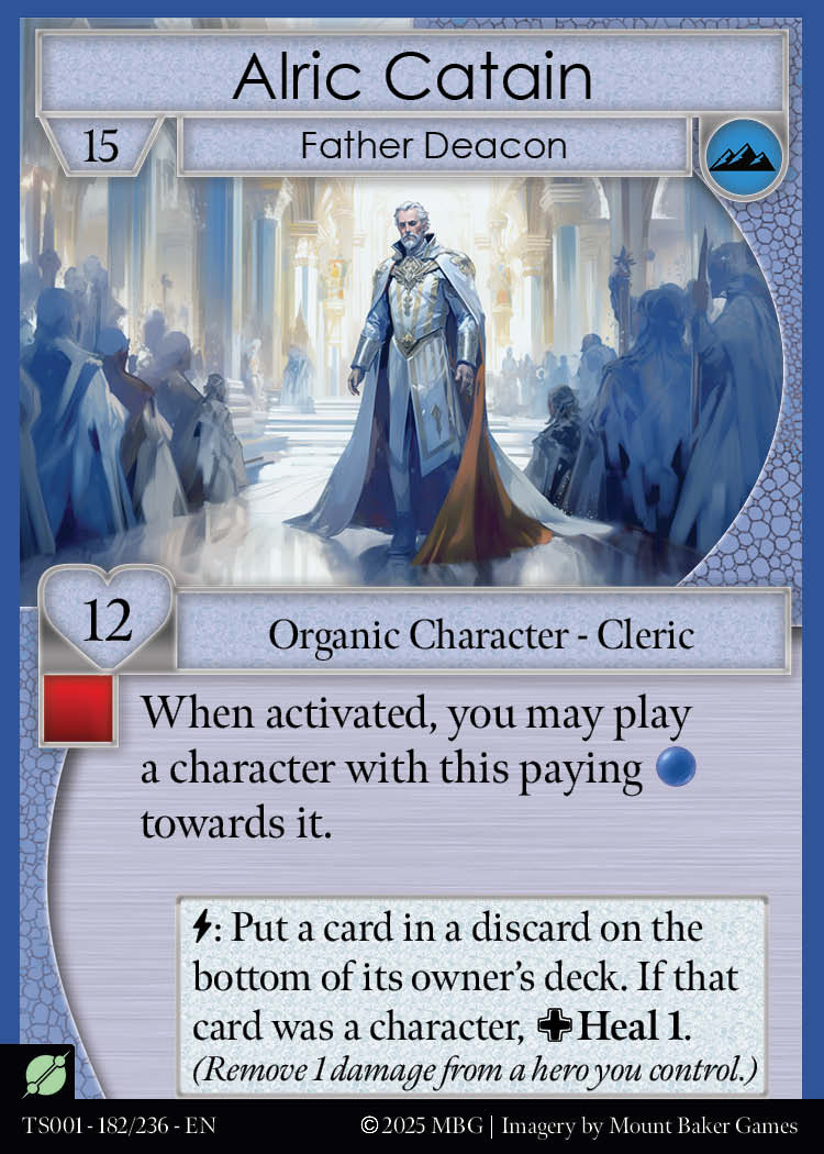 Alric Catain, Father Deacon