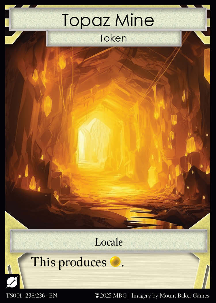 Topaz Mine, Token